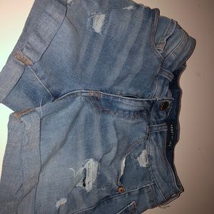 2 pair Aeropostale HIGH WAISTED jean shorts